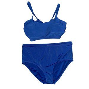 Cacique Blue Bikini Set size 12